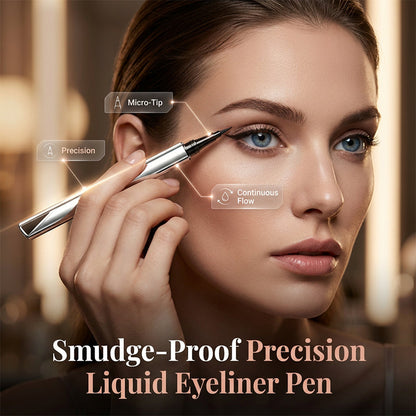 🖊️ LIMITED-TIME BUY 1 GET 1 FREE! ✨Precision Liquid Eyeliner – Waterproof, Smudge-Proof, Micro-Fine Tip 👁️