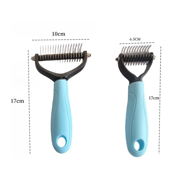 🐶Dual-Sided Pet Grooming Comb for Dogs & Cats