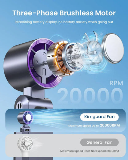 Ultra-High Speed 199-Level Turbo Portable Fan