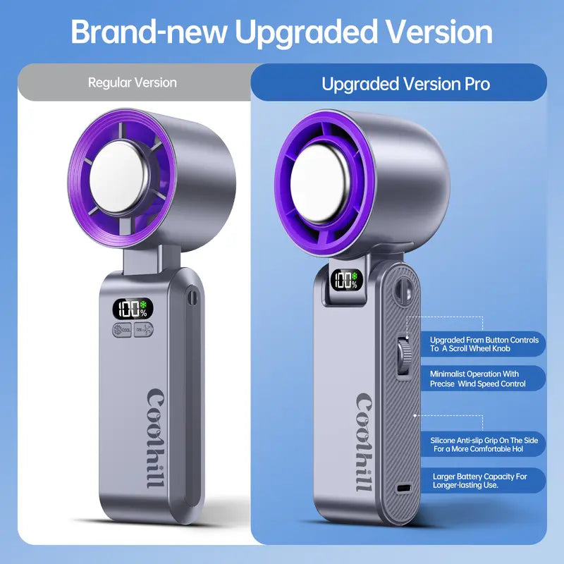 Ultra-High Speed 199-Level Turbo Portable Fan