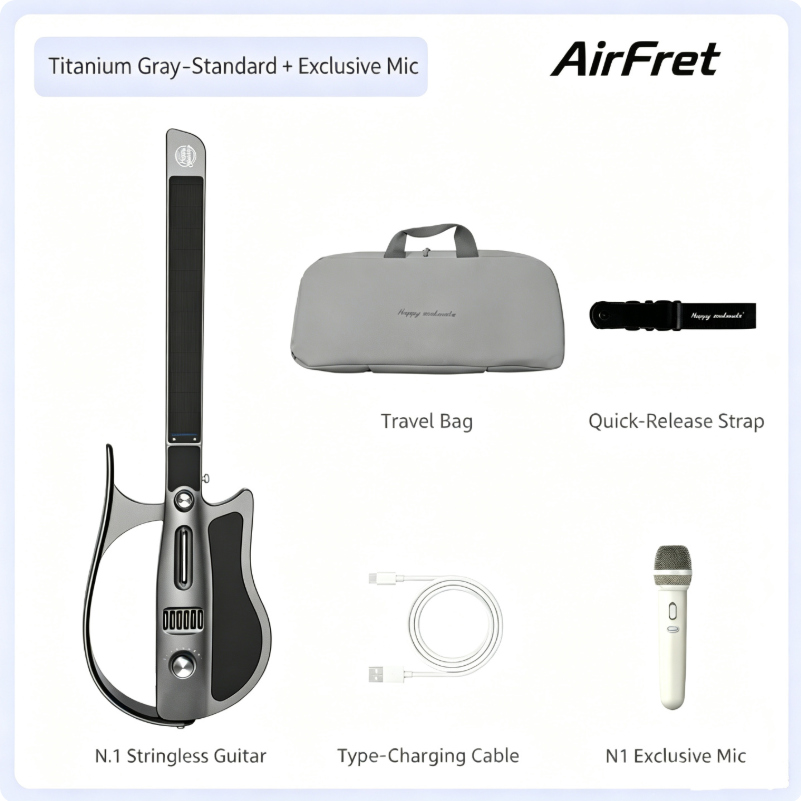 🎸🎸AirFret N.1 Stringless Smart Guitar🎸🎸 | Foldable, Lightweight, Play Instantly — Perfect for Beginners & Travel
