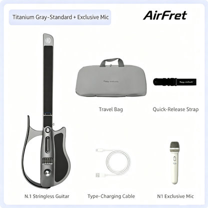 🎸🎸AirFret N.1 Stringless Smart Guitar🎸🎸 | Foldable, Lightweight, Play Instantly — Perfect for Beginners & Travel